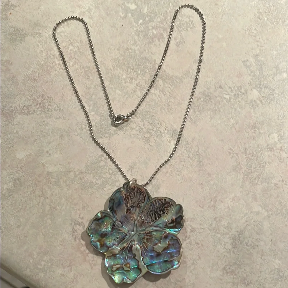 Abalone Pendant Necklace